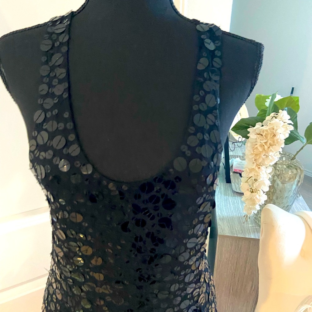 Black sequin dress very pretty